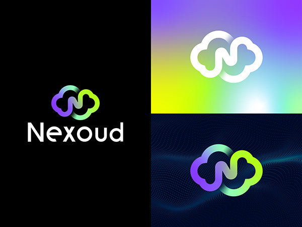 Logo Design. Cloud Logo. Crypto Logo. Network Logo