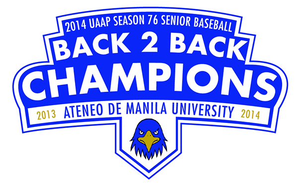 Ateneo Baseball Back 2 Back Champions Emblem On Pantone Canvas Gallery