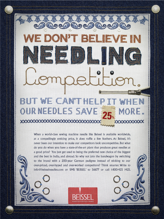Beissel needles Corporate Campaign