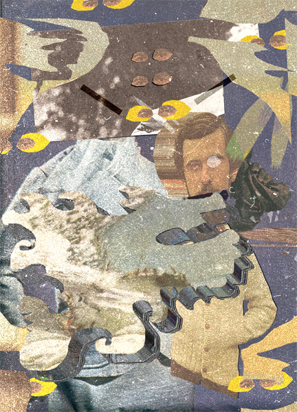 collage collage illustration digital analog photo collage playing texture