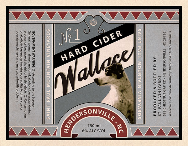 Hard Cider  bottle  package  alcohol cider  label  handlettering  hand-lettered  script  retro  vintage  vineyard  antique product  branding