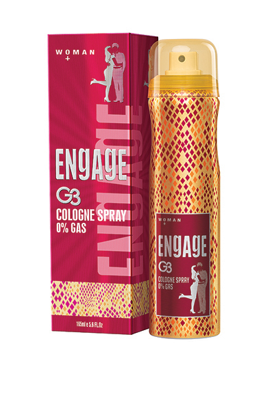 engage ITC deodrant DEO perfume cologne spray carton couple Silhouette