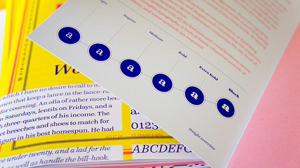 ff FontFont font type Typeface Quixo notebook poster Frank Grießhammer pantone