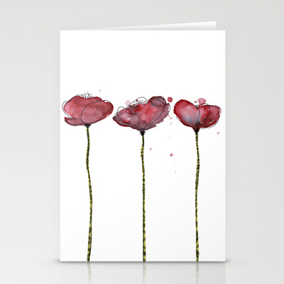 poppies flower Nature red Art Prints Framed Art Prints Stretched Canvases Stationery Cards iPhone & iPod Cases iPad Cases Skins Laptop & iPad Skins T-shirts Tank TopsNew Hoodies Throw Pillows Tote bags