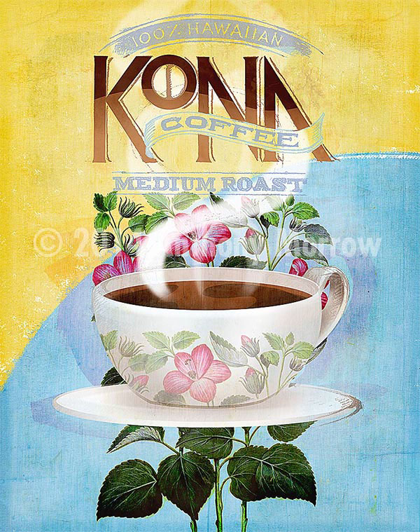 kona Coffee Anthony Morrow poster prints