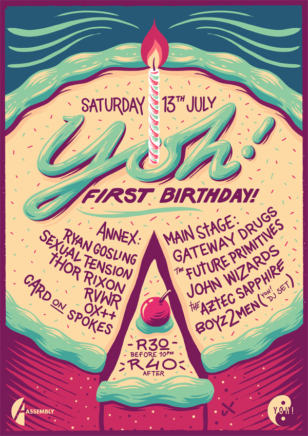 gig poster poster Event Poster flyer Birthday