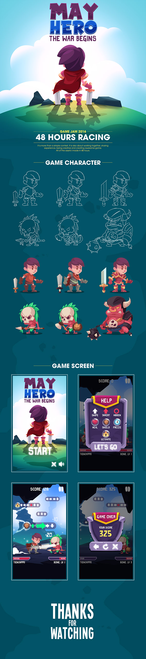 Game Art - May Hero