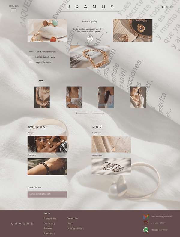 aesthetic design for jewellery store