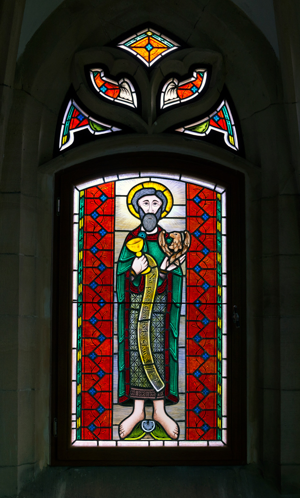 stained glass windows saint painting glass Castle