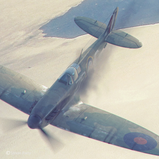 WWII Spitfire messerschmitt dogfight fire smoke la manche Battle of Britai
