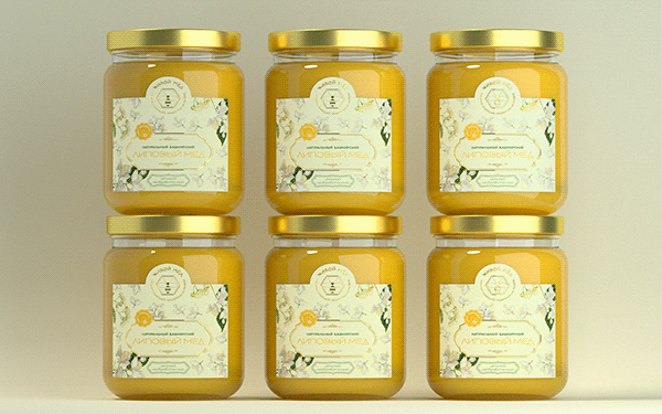 Packaging design for honey | Дизайн упаковки мёда