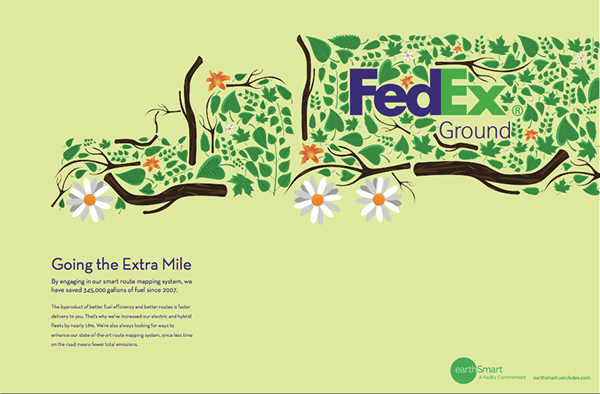 Interactive ad: FedEx: EarthSmart