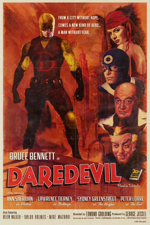 Movie Posters Poster Design Retro vintage retro aesthetic old school cinematic 1970s 1960s 1950s marvel comics Marvel Cinematic Universe filmography David Lynch