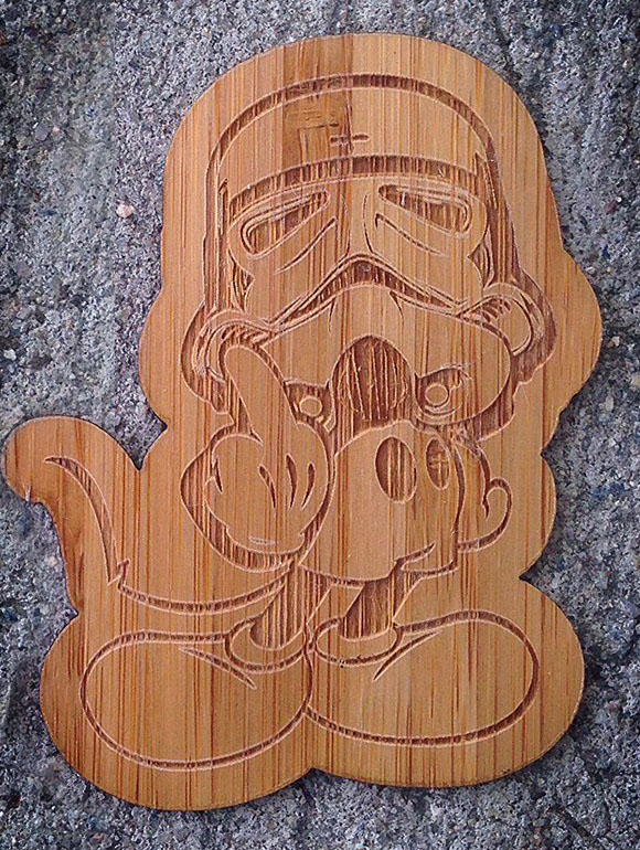 stickers  laser  engraved  hydro74 wood  iphone