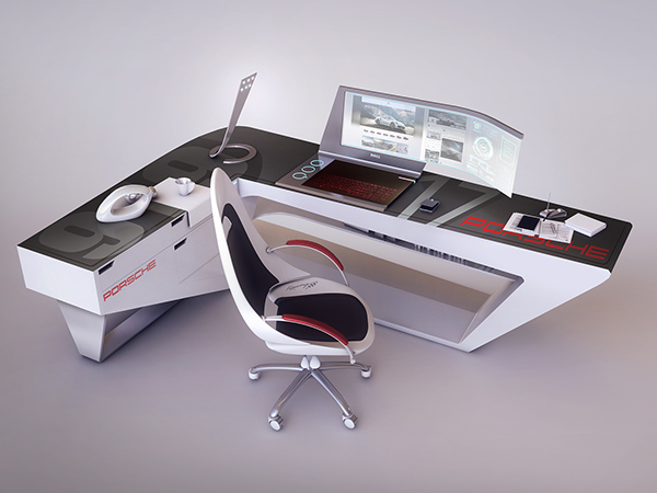 Modern desk design