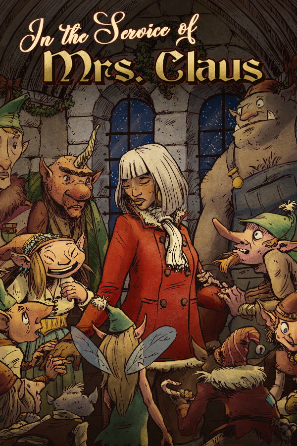 ILLUSTRATION  coverart characterart elf elves Christmas characterdesign mrsclaus Boxart gameart