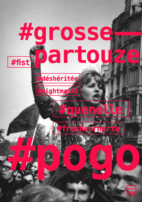 hashtag poster affiche color prevert dumas Joplin mai 68 Monet Voltaire Baudelaire