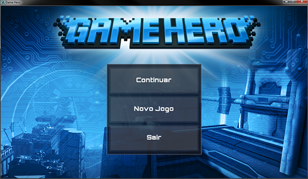 game plataformer Hero Technology intel advergame blue