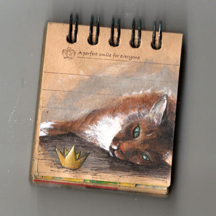 Cat crown sketchbook small xf xfandm Princess royal