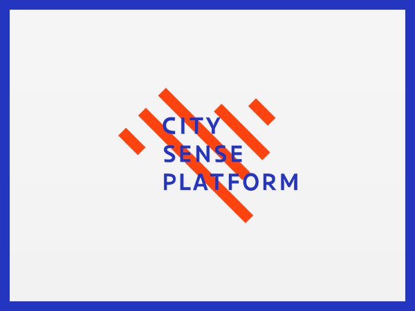 city kiev logo Logotype red blue map Urban Platform social Sense