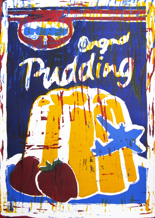 dr. oetker DR oetker puddingmeise woodcut Pudding powder vanilla pudding set custard Custard