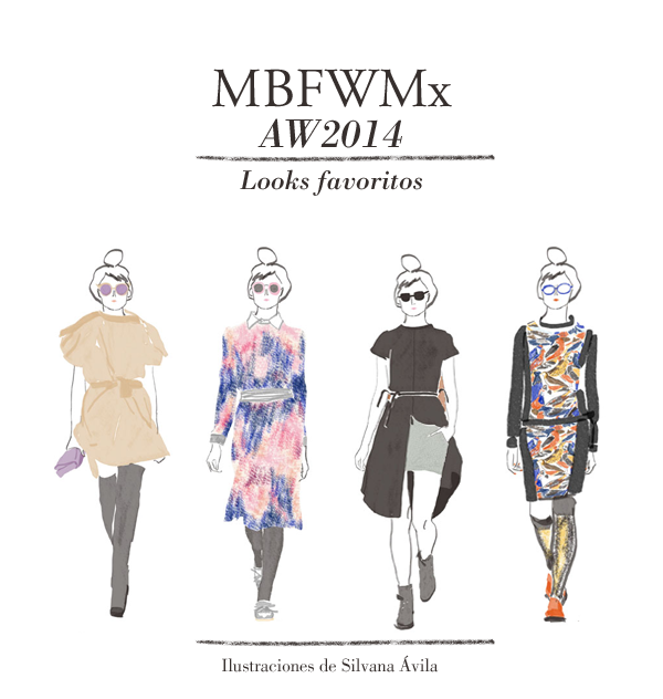 fashion illustration MBFWMx AW2014 MBFWMX