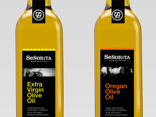 logo package gourmet oil clean minimal Food  brand design clear modern stationary