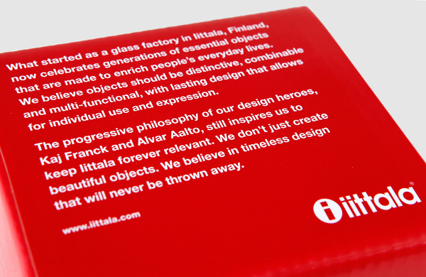 Iittala package design  Finnish Design Alvar Aalto tapio Wirkkala