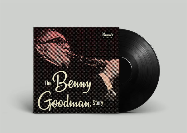 50s Custom Lettering lettering Benny Goodman disc vinyl draw pencil sketch Pentel brand bits map