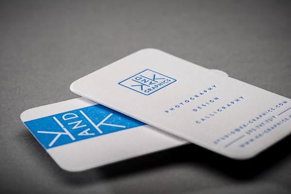logo business card letterpress printing identity