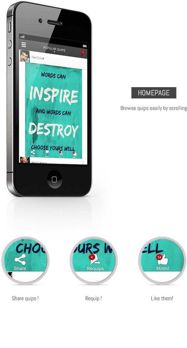 iOS App apple application mobile ux UI Icon typography   Kite Quipio