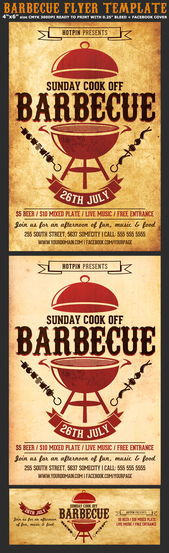 4th of July barbecue barbecue flyer BBQ bbq flyer BBQ restaurant beach party cookout Event Food  grill restaurant independence day pick nick