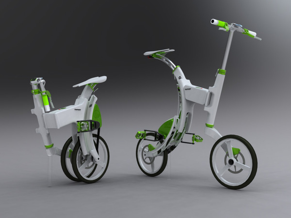 Bike electric hybrid folding Urban portable concept taiwan