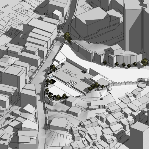 3dmodel architecturalschool architecture concept design HotelArchitecture hoteldesign rendering schoolproject slum