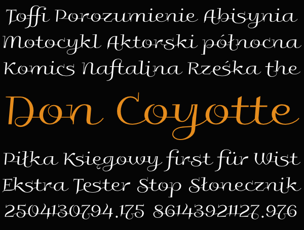 Free font font  calligraphy Script