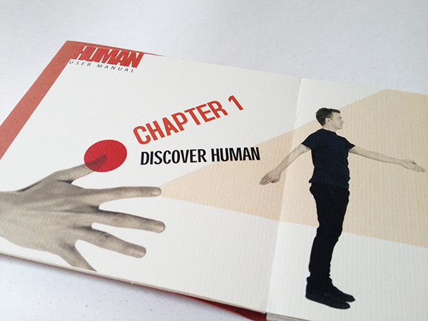 Hand-Bound book HUMAN user manual