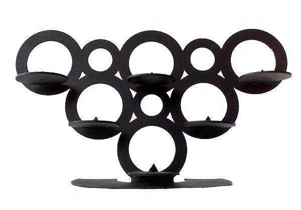 candle holder stainless steel laser cut candle designer candle holder CIRCLES candle holder