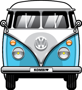 volkswagen VWBeetle bug Illustrator sticker design vwbus vwgolf color monochrome