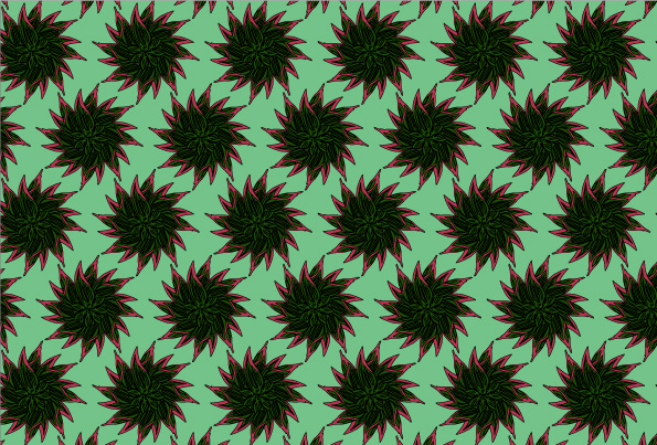 pattern Illustrator flower color