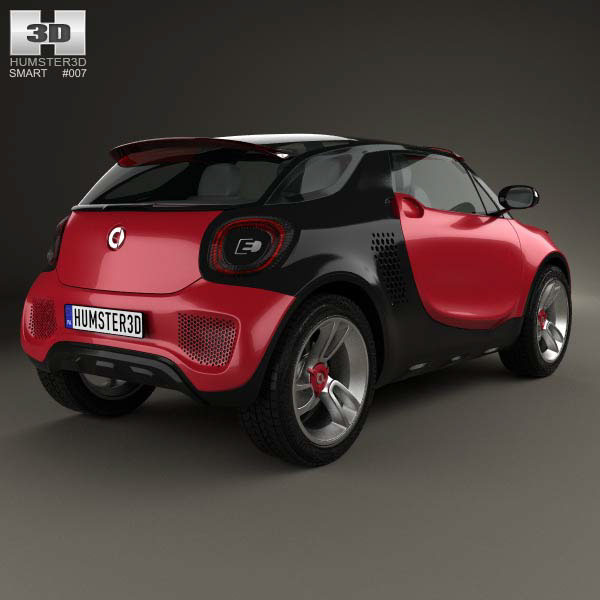 Smart concept concept car Electric Car car Cars 3D 3D model 3d modeling car 3D  Render vray 3ds max