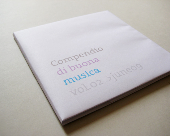 compendi musica electronic ELETTRONICA Packaging paper cardboard folding folder package type