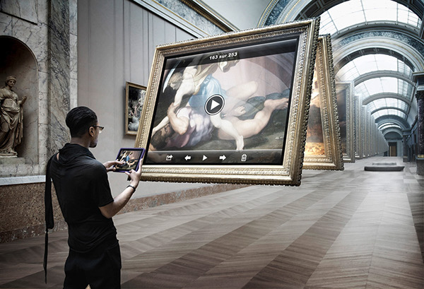 museum  art photo apple iPad ipod leo caillard game louvre