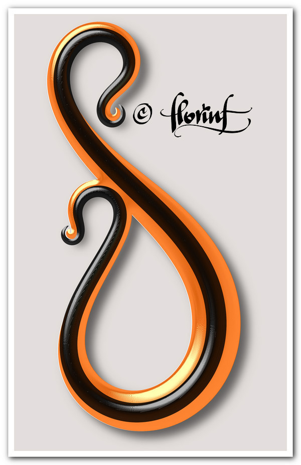 alphabattle florinf Florin Florea LetterCult letter snake like lettering vector font type