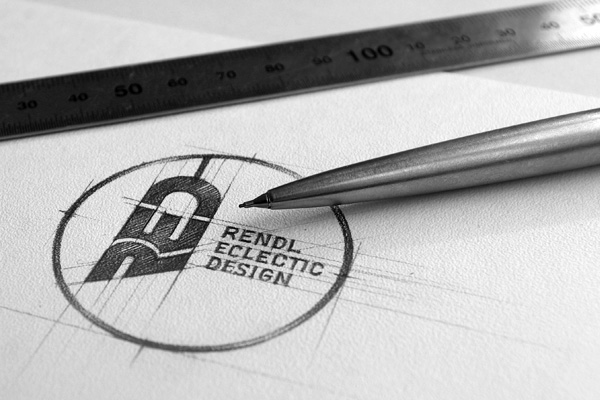 rendl light Interior logo Website design Responsive font clean minimal contemporary