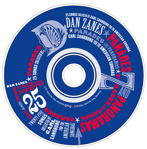 CD packaging  Music  Dan Zanes  Carl Sandburg