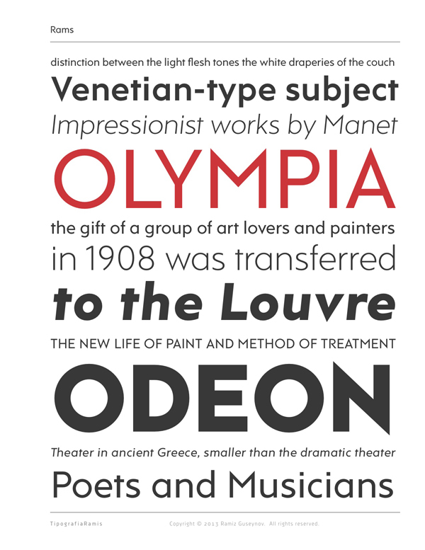 Typeface fonts  TipografiaRamis  Ramiz Guseynov