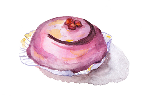 cake sweet donut dessert cheesecake watercolor watercolour aquarelle paint art pastry baking Food 