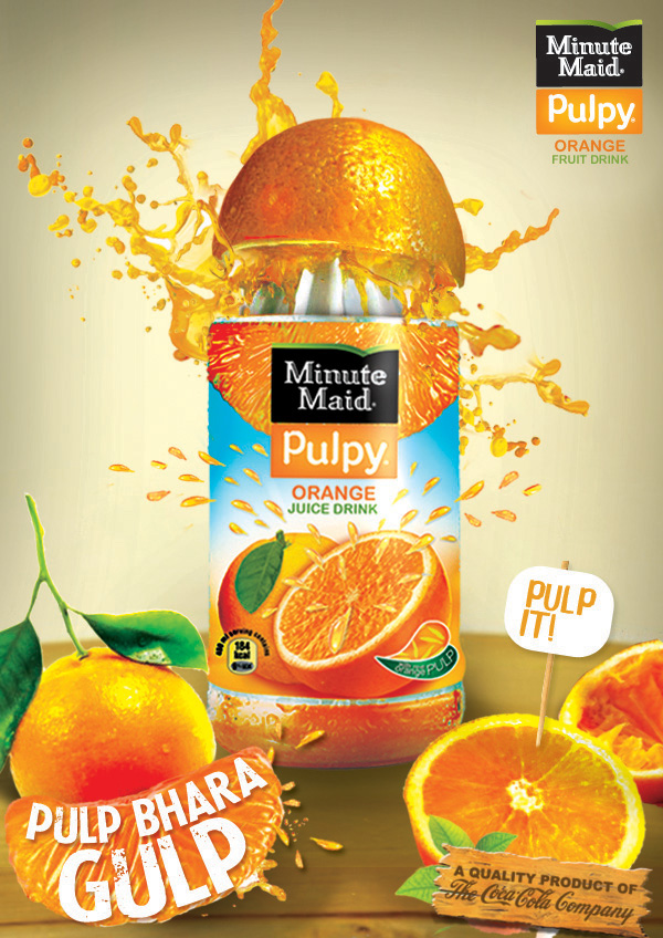 Minute Maid Pulpy orange Orange Juice MMPO orange pulp Coca-Cola coke