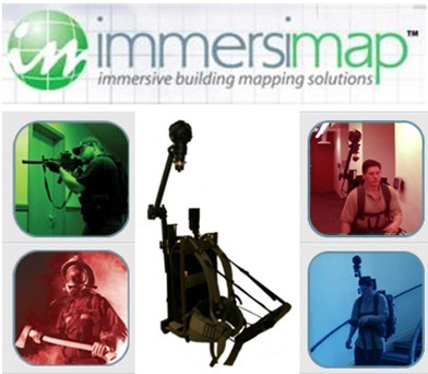 immersimap building Mapping backpack video solutions swat police emergency responder map homeland secuirty airport panoramic save