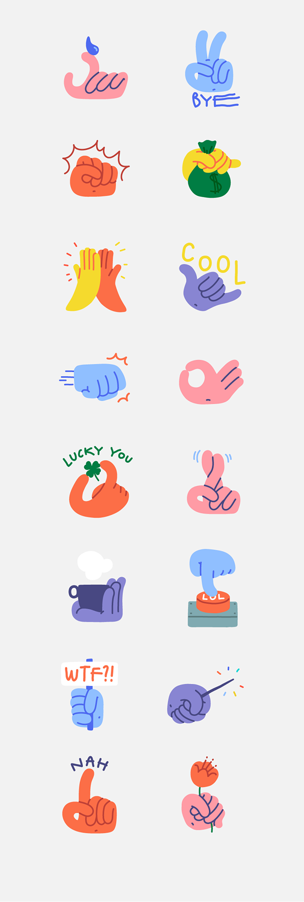Handy Hands - Snapchat Stickers